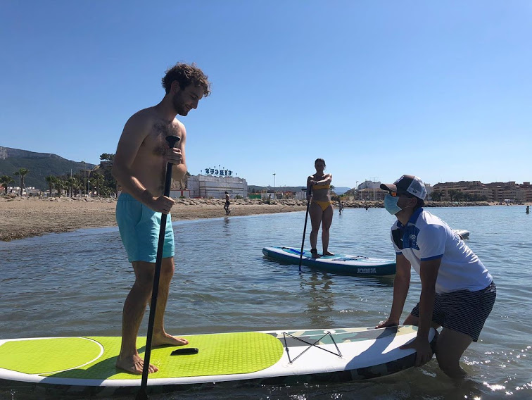 experiencia haciendo paddle surf