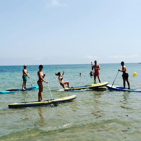 paddle surf en grupo