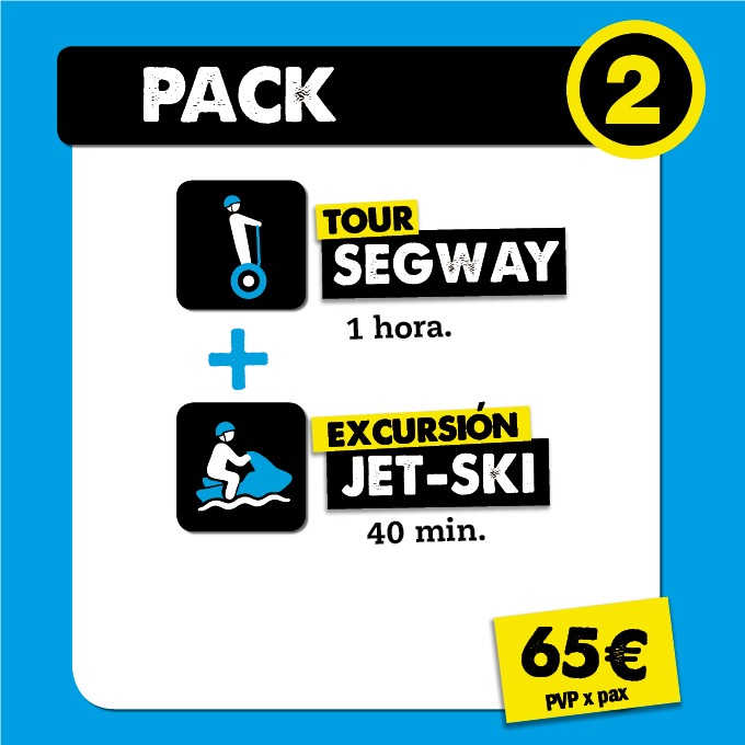 Tour segway+excursión jet-ski
